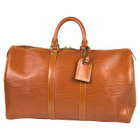 Louis Vuitton Keepall 45 Leer in Goud