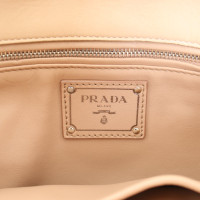 Prada Handbag Leather in Cream