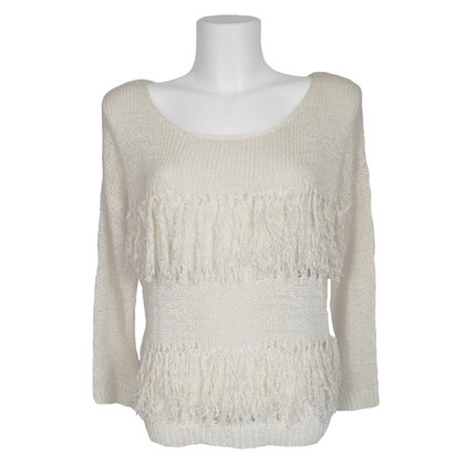 Hoss Intropia Sweater with fringes