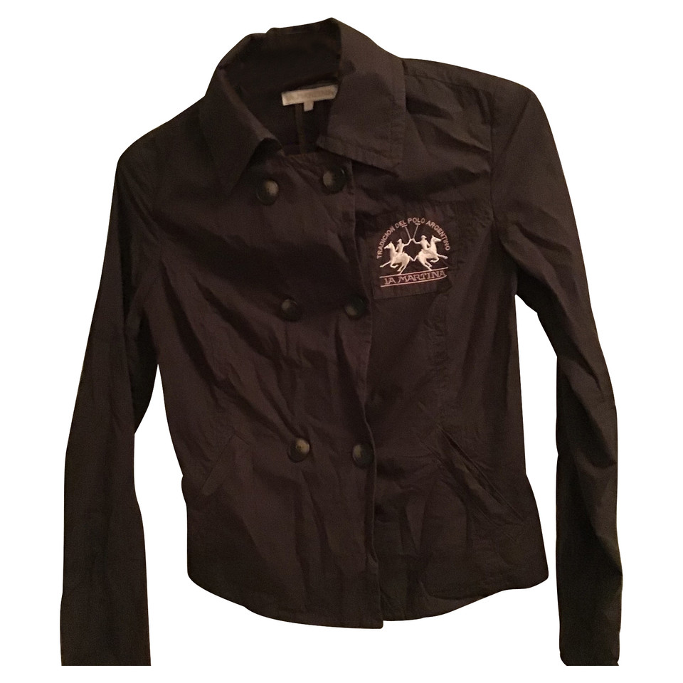 La Martina Jacket/Coat Cotton in Brown