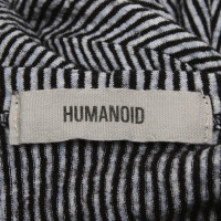 Humanoid Top in Nero / Bianco