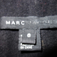 Marc Jacobs Wollen jas van zwart met fluwelen kraag