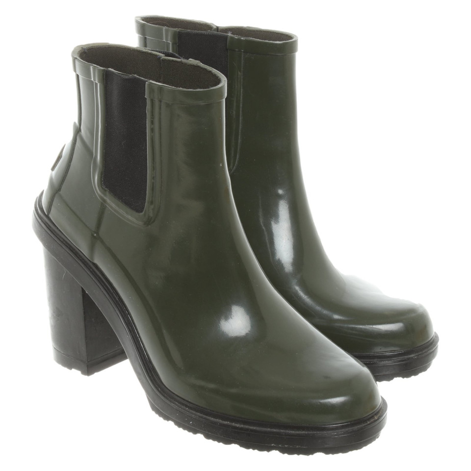 Hunter Ankle boots in Green