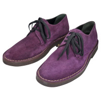 Ann Demeulemeester Suede Lace-up Shoes in Purple