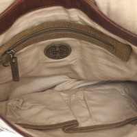 Tory Burch Handtasche aus Leder in Bordeaux