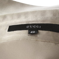 Gucci Oberteil aus Seide in Taupe