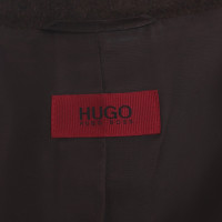 Hugo Boss Wol Blazer in bruin