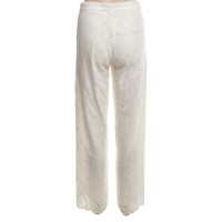 Valerie Khalfon  Marlene trousers made of white lace