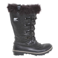 Sorel Stivali in Pelle in Nero