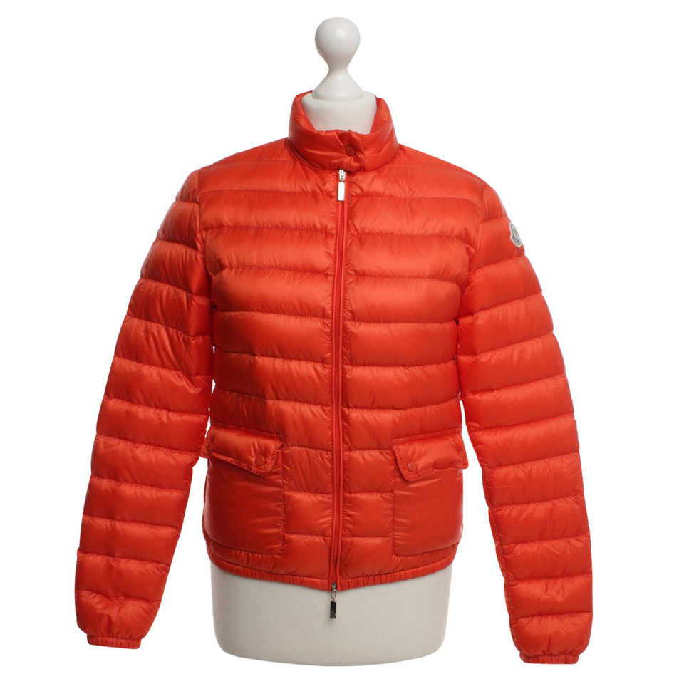 Moncler Quilted Jacket in Orange