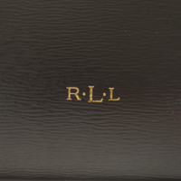 Ralph Lauren Umhängetasche aus schwarzem Leder