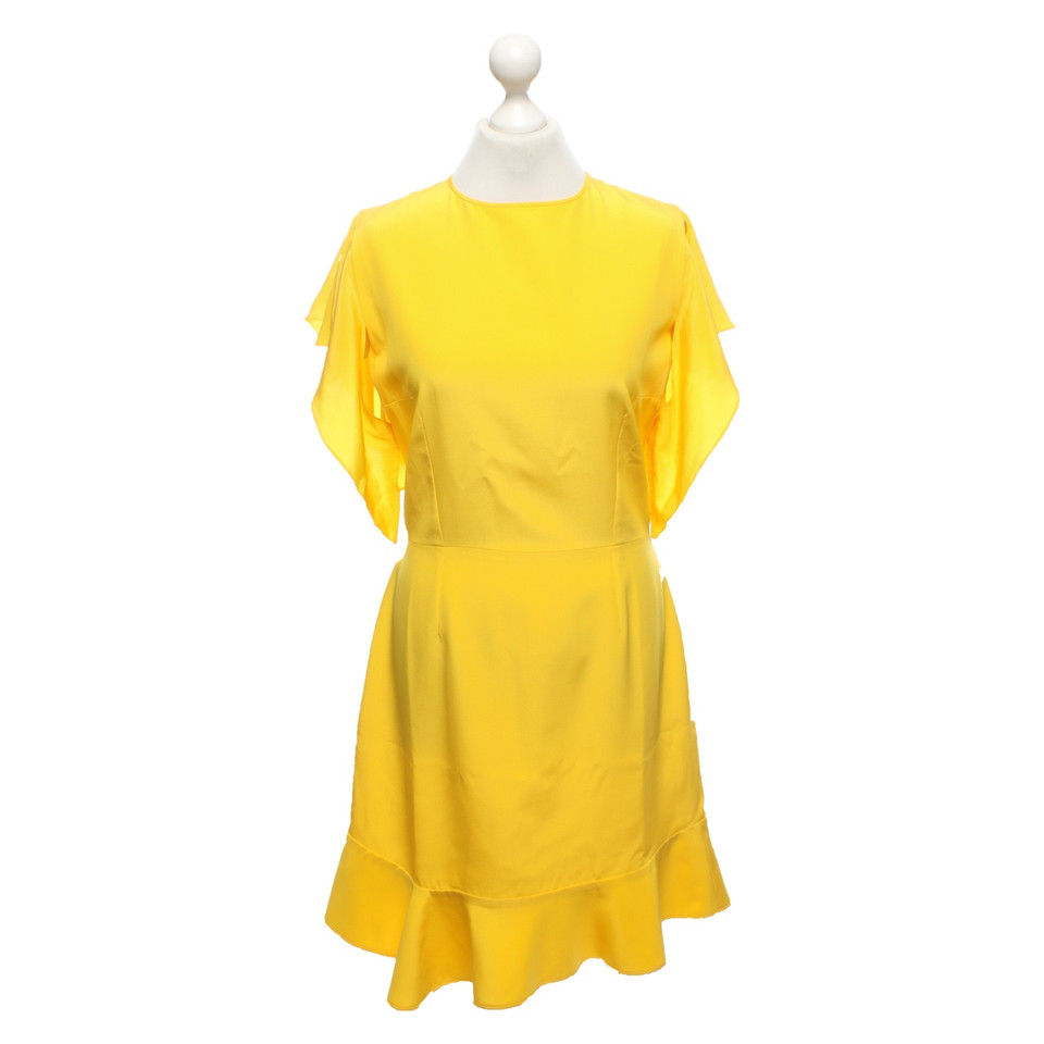 Dimitri Dress Silk in Yellow