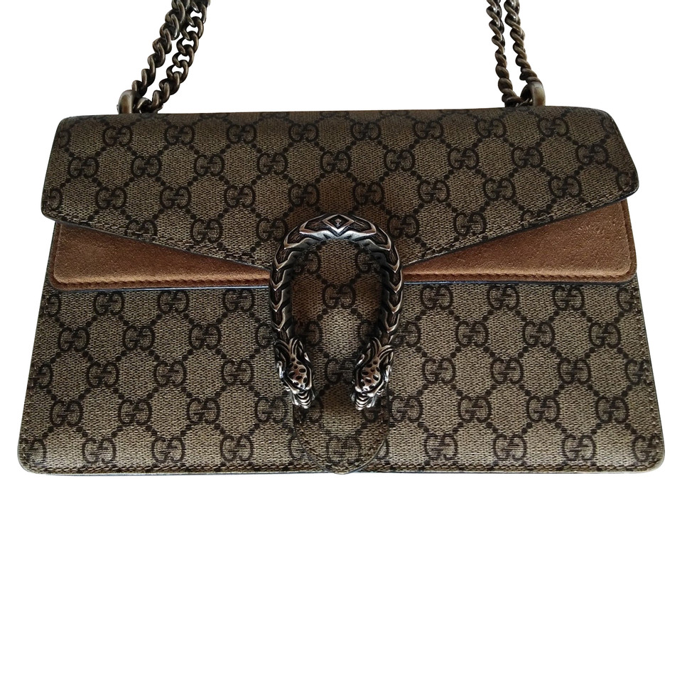 Gucci Dionysus Shoulder Bag aus Leder in Braun