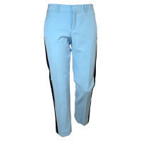 Msgm Trousers Viscose in Turquoise
