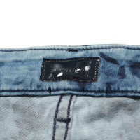 Mother Jeans aus Baumwolle in Blau