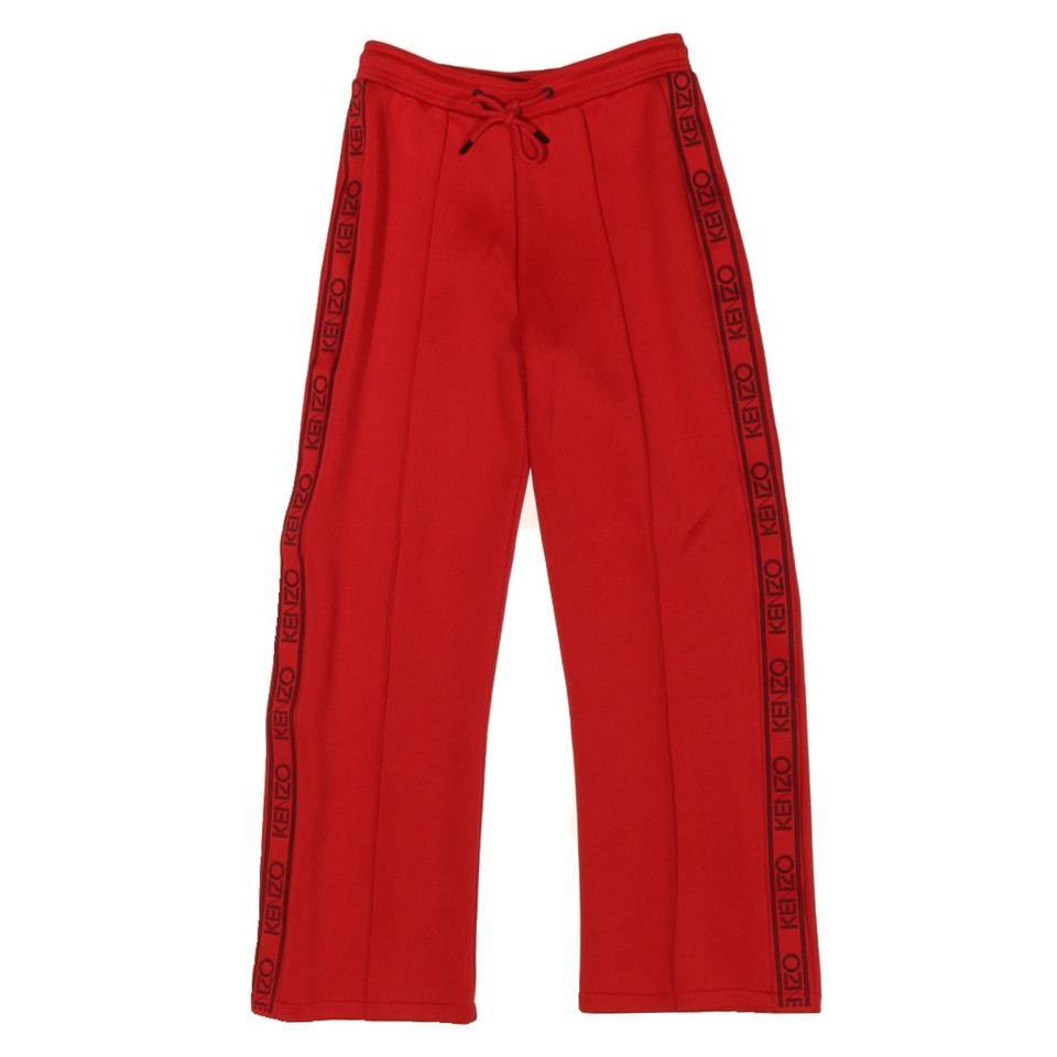 Kenzo Hose aus Jersey in Rot