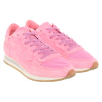 Philippe Model Sneakers aus Wildleder in Rosa / Pink