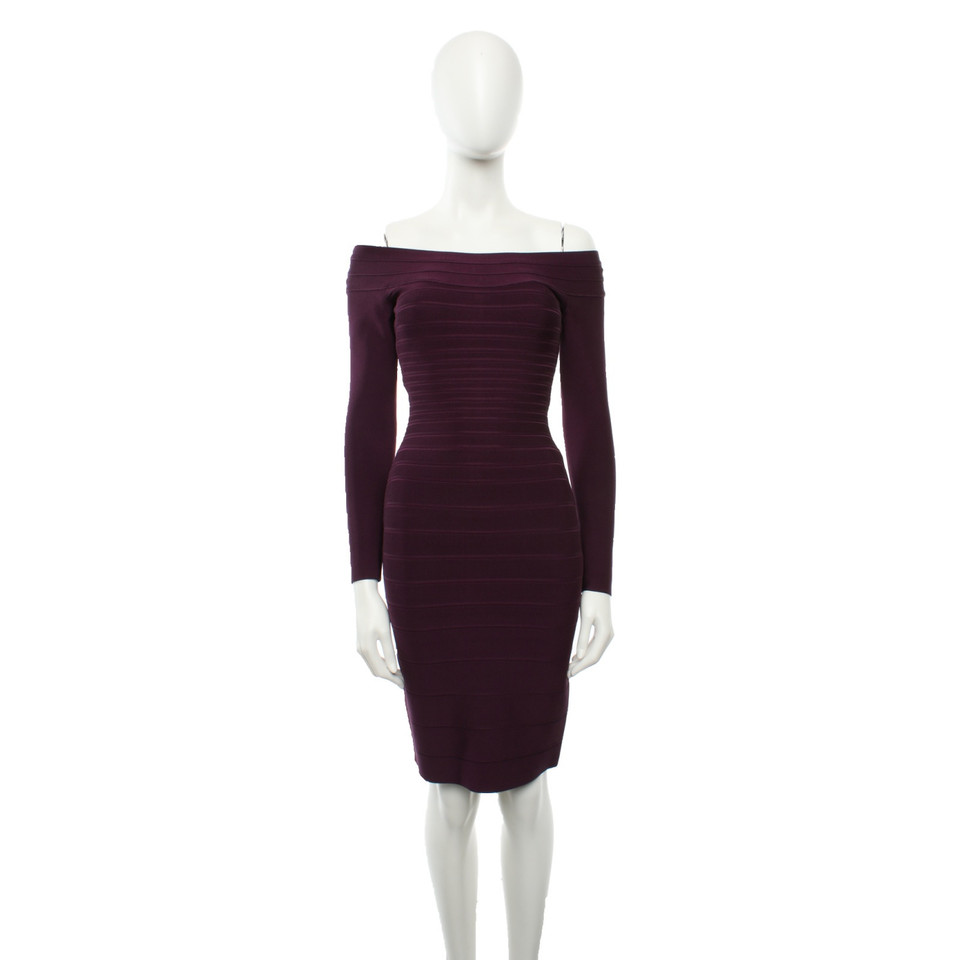 Hervé Léger Dress in Fuchsia