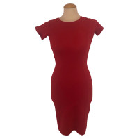 Stella McCartney Kleid aus Baumwolle in Rot