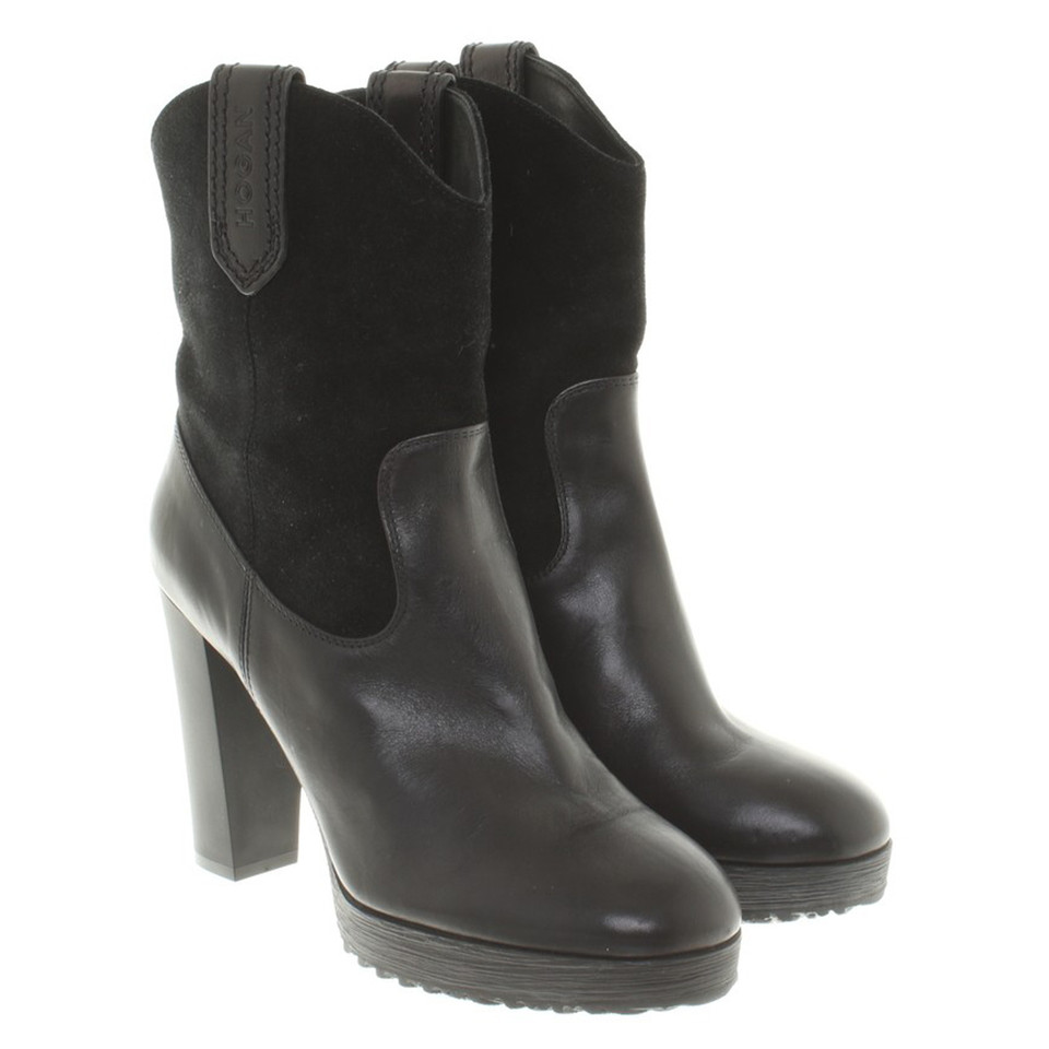 Hogan Leather Bootees