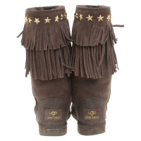 Ugg & Jimmy Choo Boots in dark brown