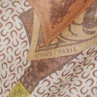 Hermès Tuch mit grafischem Print