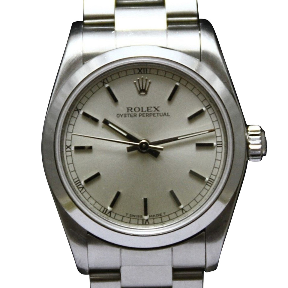 Rolex Oyster Perpetual Staal in Zilverachtig