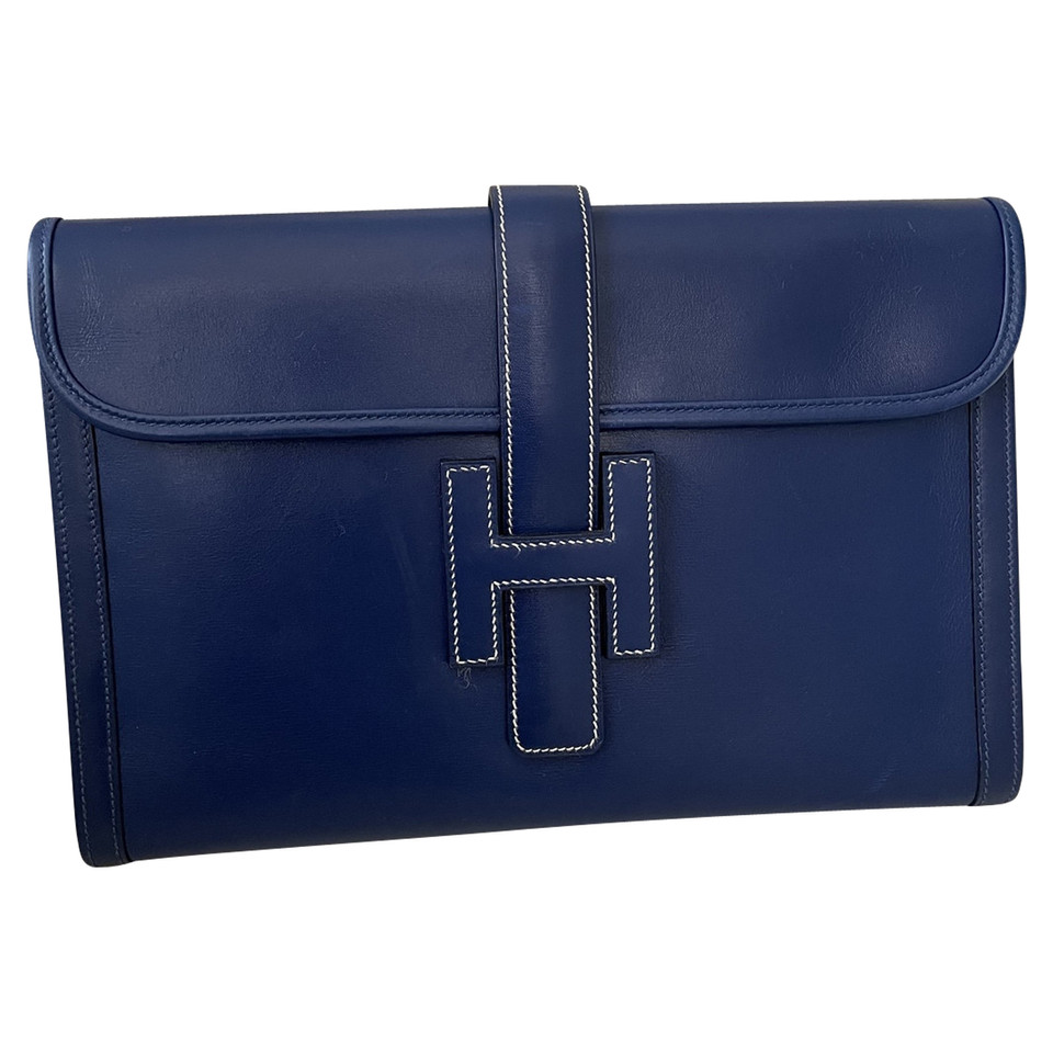 Hermès Jige Elan 29 Leer in Blauw