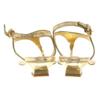 Miu Miu Golden sandals