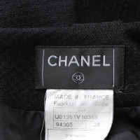 Chanel Jupe en Laine en Noir