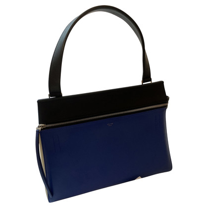 Céline Edge Bag Leather in Blue