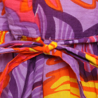 Antik Batik Oberteil mit farbenfrohem Muster
