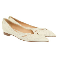 Sergio Rossi Slippers/Ballerinas Leather in Cream