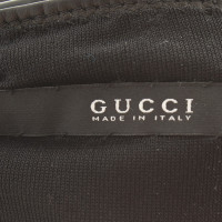 Gucci Gants en cuir noir