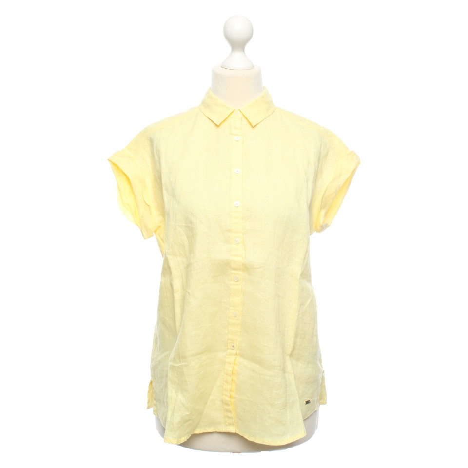Tommy Hilfiger Top Linen in Yellow