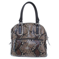 Longchamp Handtasche mit Python-Muster
