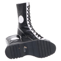 Karl Lagerfeld Bottines à lacets en cuir