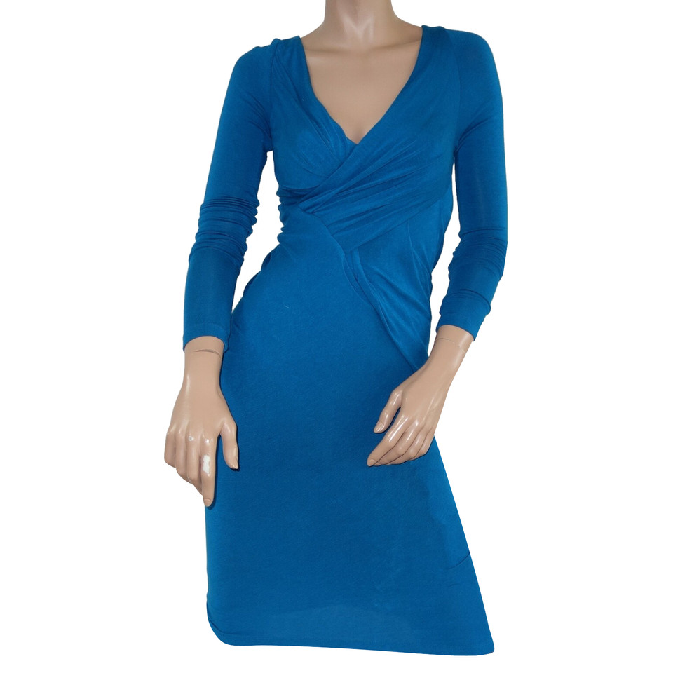 Donna Karan Dress Viscose in Blue