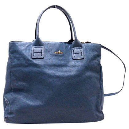 Hogan Shopper Leather in Blue