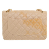 Chanel "Jumbo Flap Bag" in cream