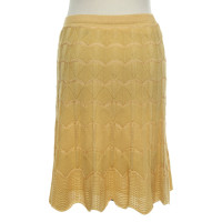 Missoni Knitted skirt in yellow