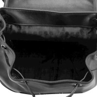 Karl Lagerfeld Karl Lagerfeld black leather backpack