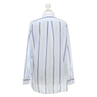 Sandro Blouse met overhemd in wit / blauw
