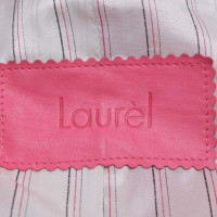 Laurèl Leather Jacket in Pink