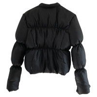 Moncler Jacket/Coat Silk in Black