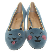 Charlotte Olympia Slippers/Ballerinas in Blue