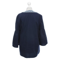 Tory Burch Top Cotton in Blue