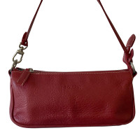 Pollini Clutch Bag Leather in Red