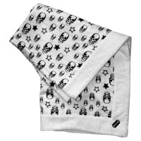 Philipp Plein Bath towel with pattern