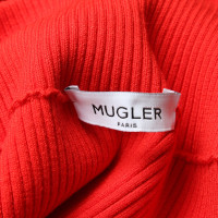 Mugler Kleid in Rot